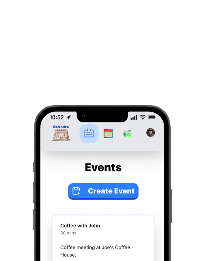 Calendra card background image