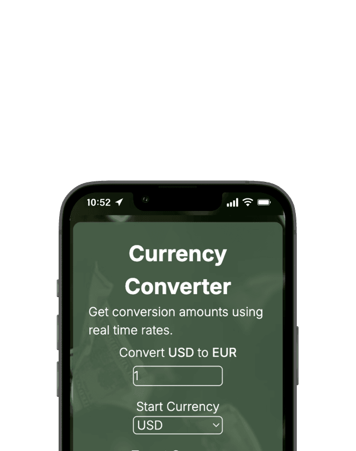 Currency Converter card background image