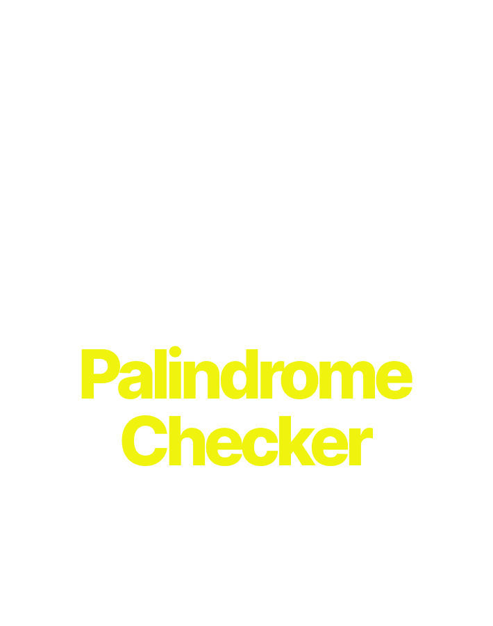 Palindrome Checker card background image