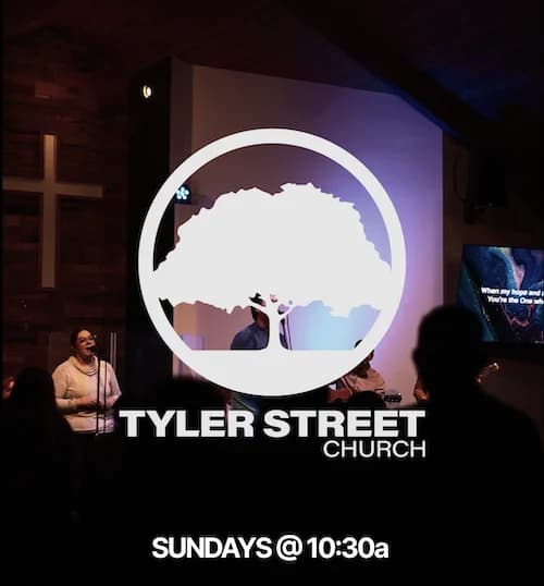tyler street logo type display